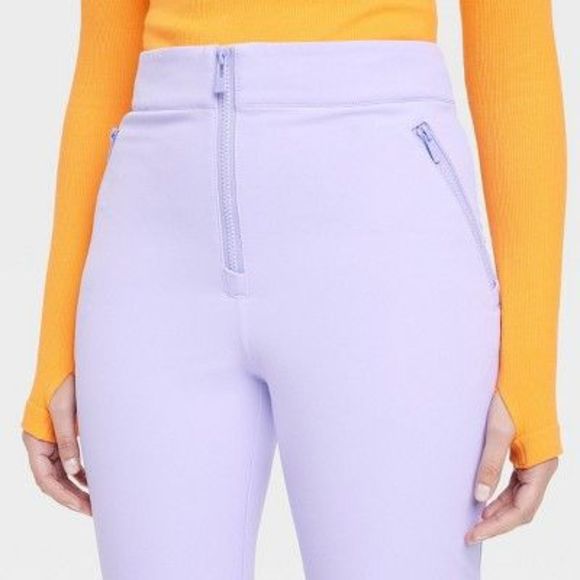 Women's Slim Snowsport Pants - All in Motion Lavender Purple sizes XL and L - Picture 4 of 8
